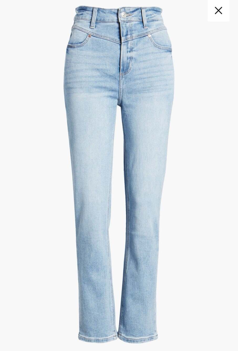 PAIGE Sarah Slim Front Yoke Jeans Size 28 Pleasant